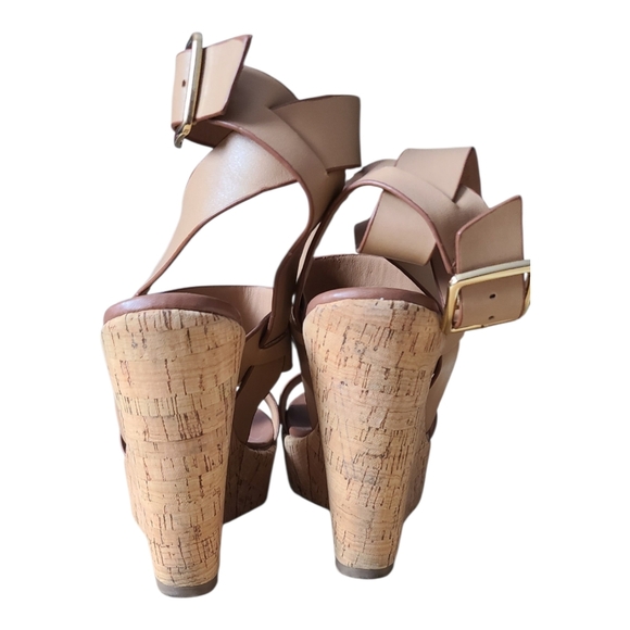 STEVE MADDEN | ELINE WEDGES | TAN | SIZE 8 - Picture 8 of 10